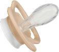 Schnuller Air Silikon symmetrisch, mint/beige & blau/petrol Gr. 3, ab 16 Monaten babylove