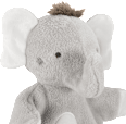 Handpuppe Elefant, grau fehn