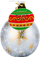 Sapone liquido Palla di Natale cristalli d'oro simplepleasures