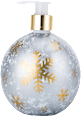 Sapone liquido Palla di Natale cristalli d'oro simplepleasures