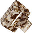 Haarklammer mit Cut-Out, braun ebelin