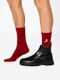 Socken XMAS mit weihnachtlicher Stickerei blau + rot, Gr. 39-42
 nur die