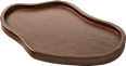 Tablett aus Holz, organisch (35x25x2,5 cm) dm home