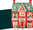 Grußkarte Weihnachten Haus Stanzung CACTUS
