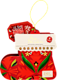 Karácsonyi teaválogatás díszcsomagolásban, 8 db English Tea Shop