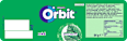 Kaugummi Spearmint Orbit