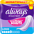discreet Einlagen bei Blasenschwäche Long Monatspack always