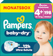 Windeln Baby Dry Gr. 4+ Maxi (10-15 kg) Monatsbox Pampers baby-dry