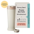 Windeleimer Twist & Click XL creme/weiß inkl. 1 Nachfüllkassette Tommee Tippee