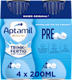 Anfangsmilch Pronutra Pre trinkfertig von Geburt an 4x200ml Aptamil