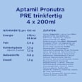 Anfangsmilch Pronutra Pre trinkfertig von Geburt an 4x200ml Aptamil