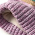 Strickmütze mit Bommel, rosa & grün, Gr. 52/53 PUSBLU