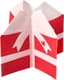3D Servietten Geschenkmotiv Profissimo