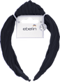 Čelenka do vlasov - čierna ebelin