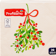 Cocktailservietten Mistelzweig 25 cm x 25 cm Profissimo
