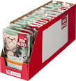 Nassfutter Katze Kitten reich an Huhn in Sauce, Junior Multipack (18x100 g) Dein Bestes