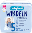 Scutece Premium junior mărimea 5 (10-16 kg) babylove