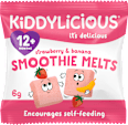 ovocné polštářky s příchutí jahoda a banán KIDDYLICIOUS