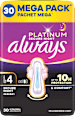vložky s křidélky Platinum Secure Night, velikost 4 always