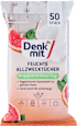 Feuchte Allzwecktücher Grapefruit & Minze Denkmit