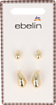 Ohrstecker Set Tropfen gold ebelin