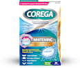 Műfogsortisztító tabletta Whitening COREGA
