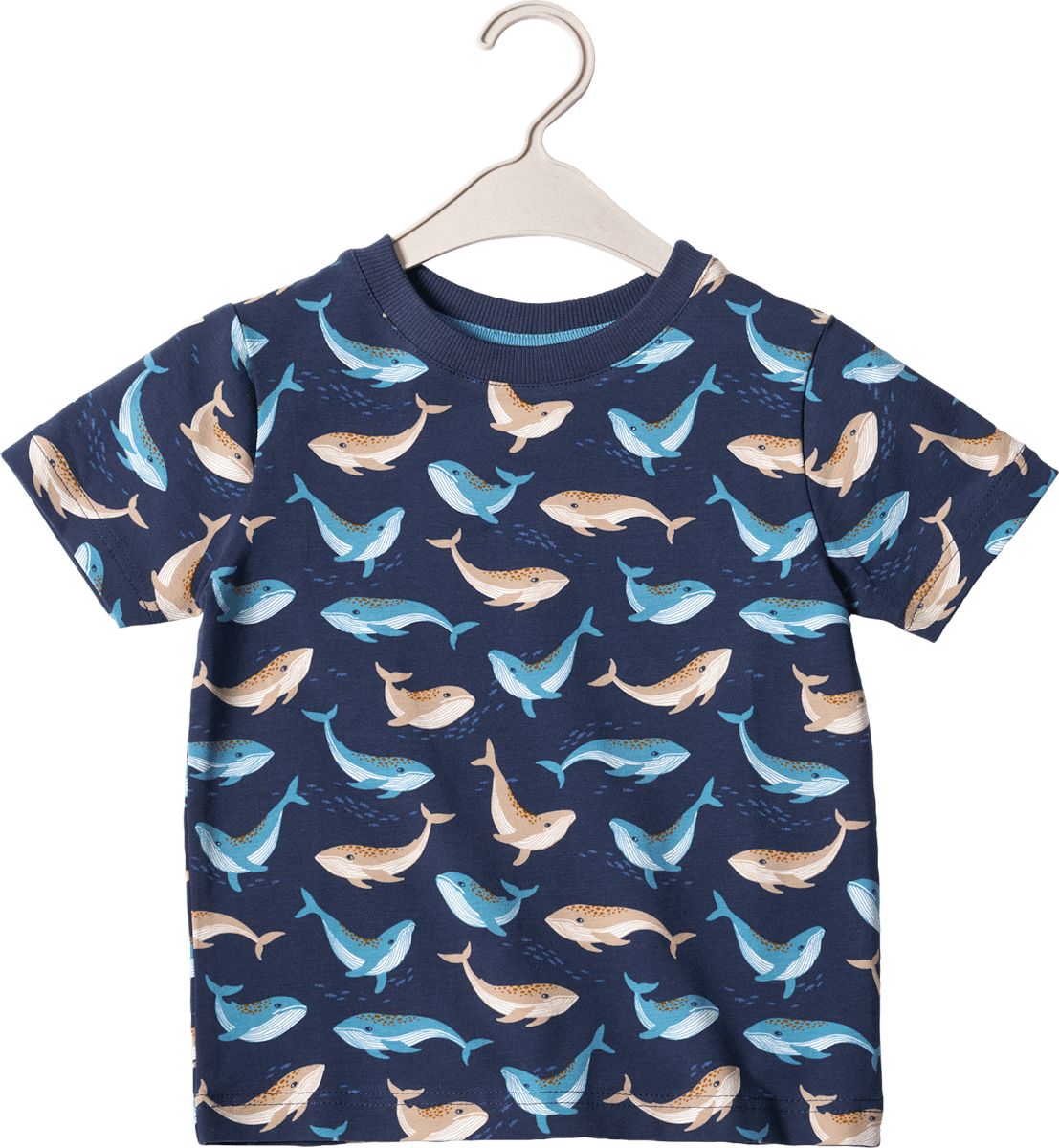 ALANA T-Shirt Pro Climate mit Wal-Muster, blau, Gr. 122, 1 St dauerhaft ...