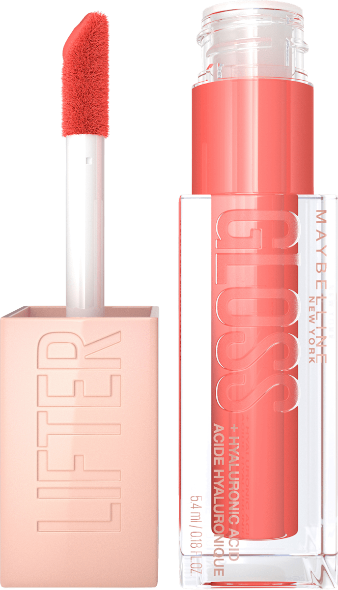 Maybelline New York Lipgloss Colorama – Nude Is Chic, Strahlendes Beige Mit Glitzer, 5 Ml Für Glänzende Lippen