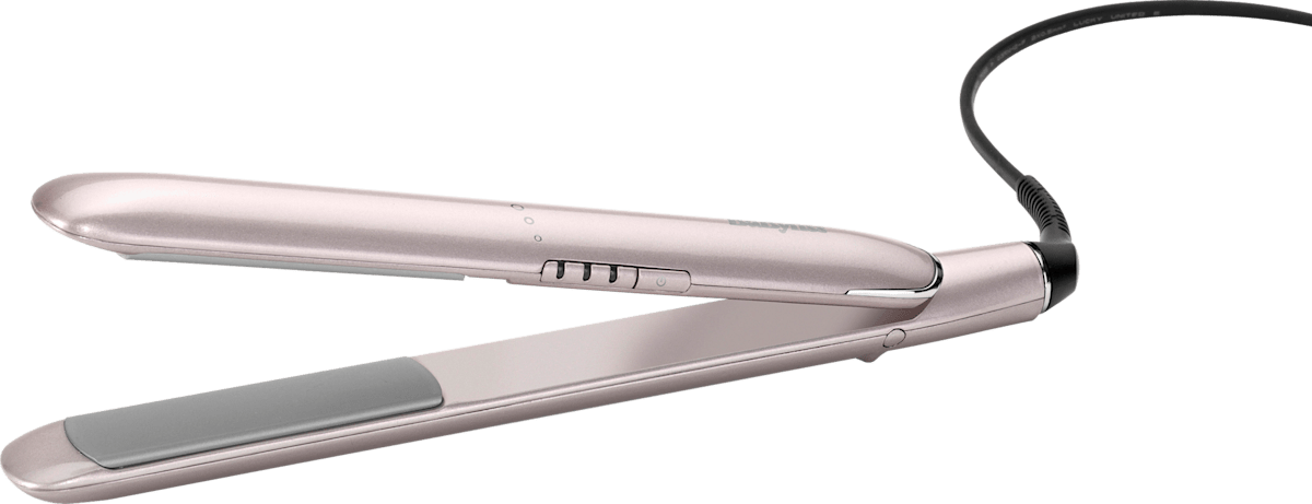 BaByliss Glätteisen Rose Lustre – Keramikplatten, 3 Temperaturstufen – Bis 230 °C