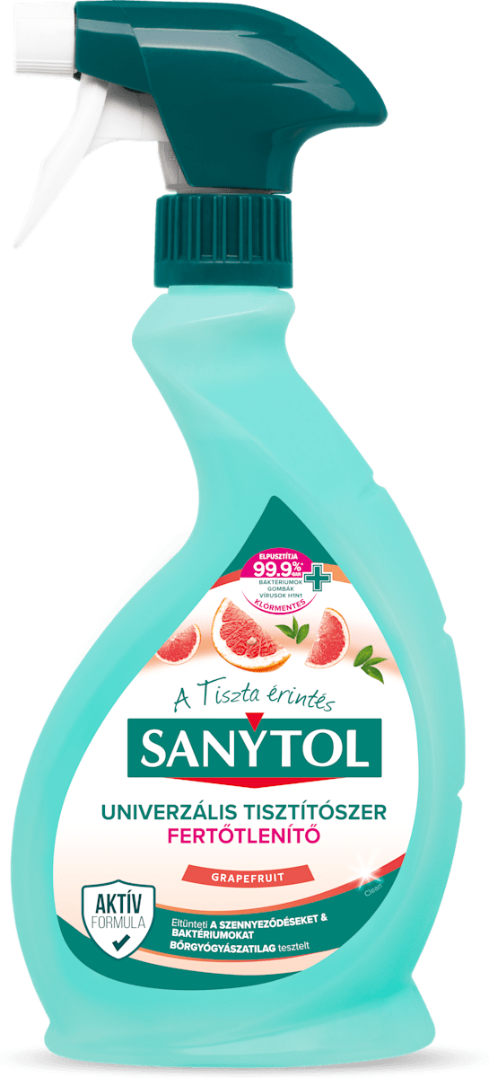SANYTOL Fertőtlenítő felülettisztító spray univerzális, grapefruit ...