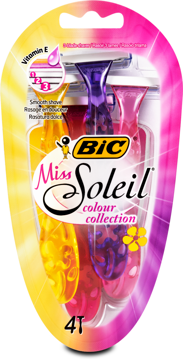 BIC Miss Soleil jednokratne britvice colour collection, 4 kom. | dm.hr