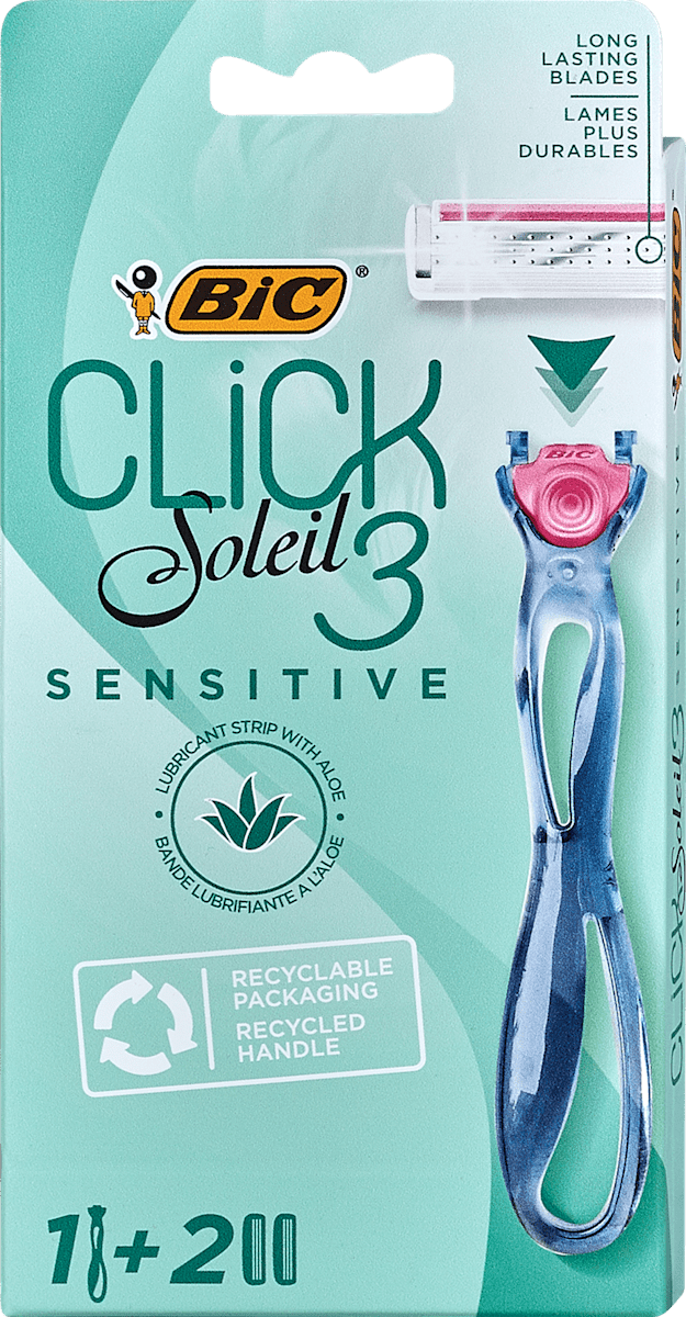 BIC Aparat de ras 3lame pentru piele sensibilă, 1 buc | dm.ro