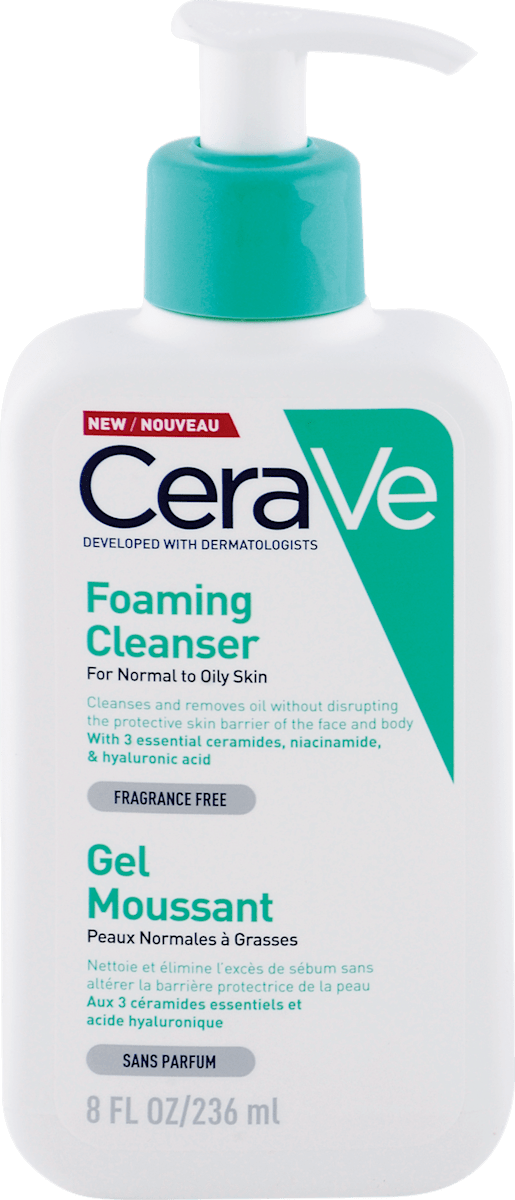 Čistiaci pleťový gél na normálnu až mastnú pleť, 236 ml