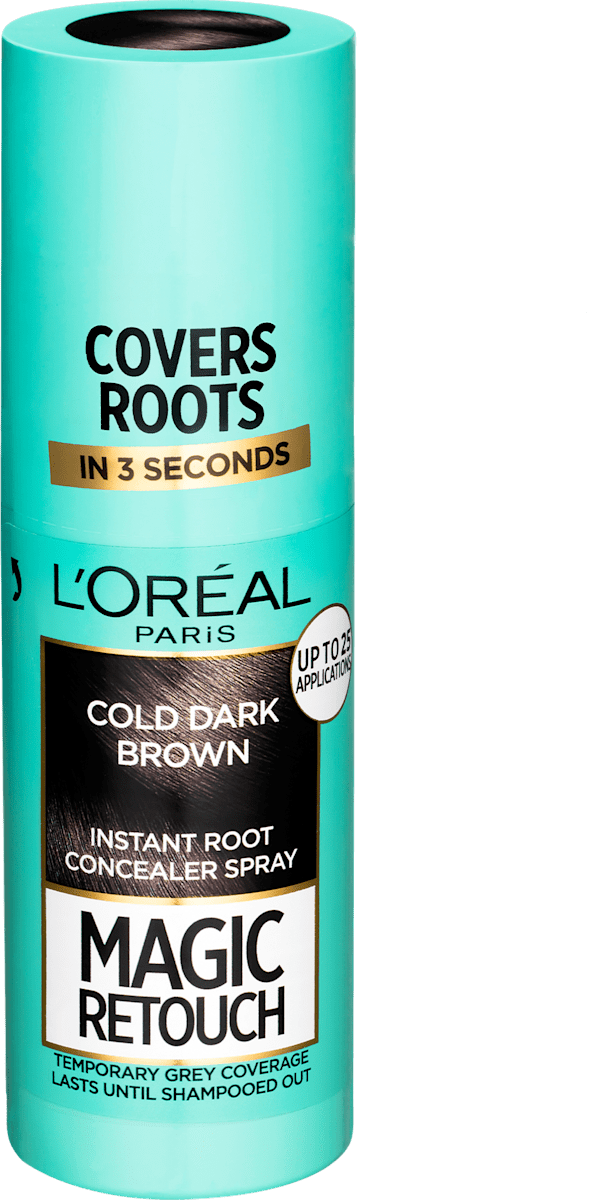 L'ORÉAL PARiS MAGIC RETOUCH sprej na odrosty černohnědá, 75 ml | dm.cz