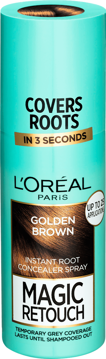 L'ORÉAL PARiS MAGIC RETOUCH sprej na odrosty oříškově hnědá, 75 ml | dm.cz