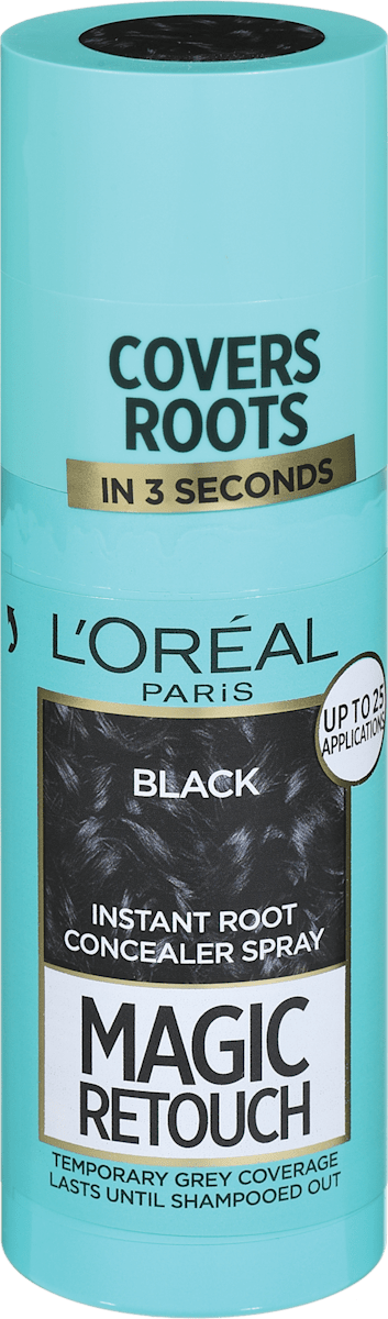 L'ORÉAL PARiS MAGIC RETOUCH Sprej za prekrivanje sivega narastka Black ...
