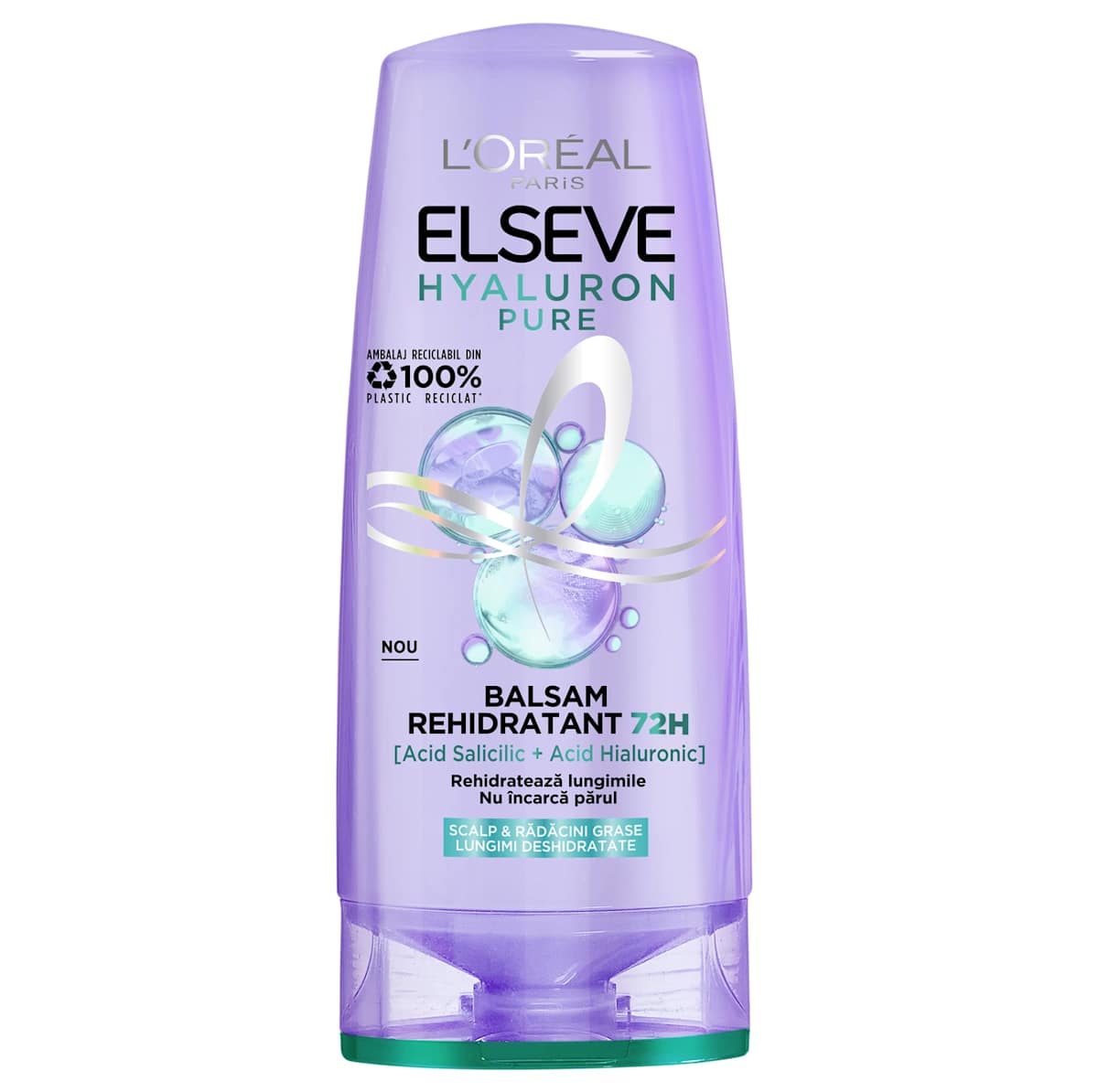 L'ORÉAL PARiS ELSEVE Hyaluron Pure balsam rehidratant, 200 ml | dm.ro