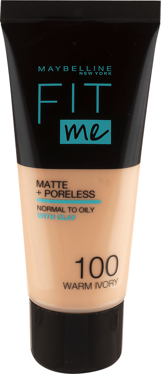 Maybelline Fit Me Matte + Poreless Make-Up Nr. 115 Ivory – 2x 30ml, Mattierend, Für Alle Hauttypen