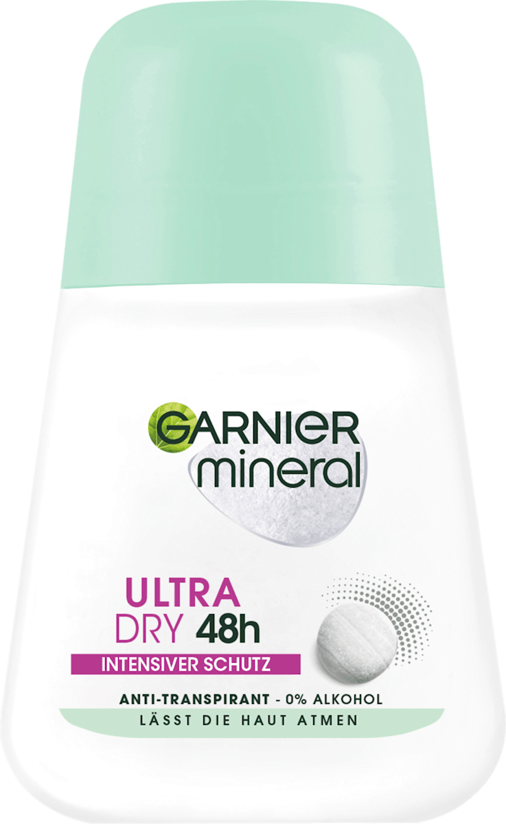 GARNIER mineral Antitranspirant Deo Roll-on Ultra Dry 48h, 50 ml dauerhaft günstig online kaufen