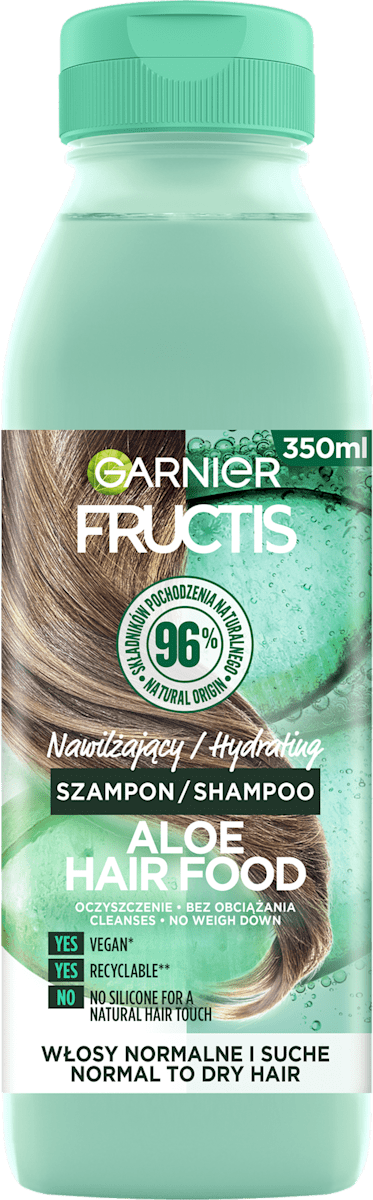 GARNIER FRUCTIS Szampon nawilajcy Aloe Hair Food, 350 ml kupuj w zawsze  korzystnych cenach | dm