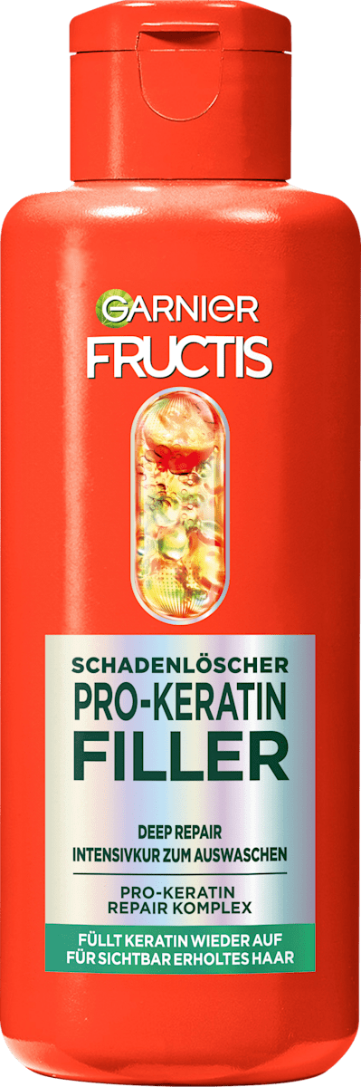 Garnier Fructis Haarspülung Hydra Liss & Shine 200 Ml – Mit Arganöl & Pflanzlichem Keratin Für Krauses Haar