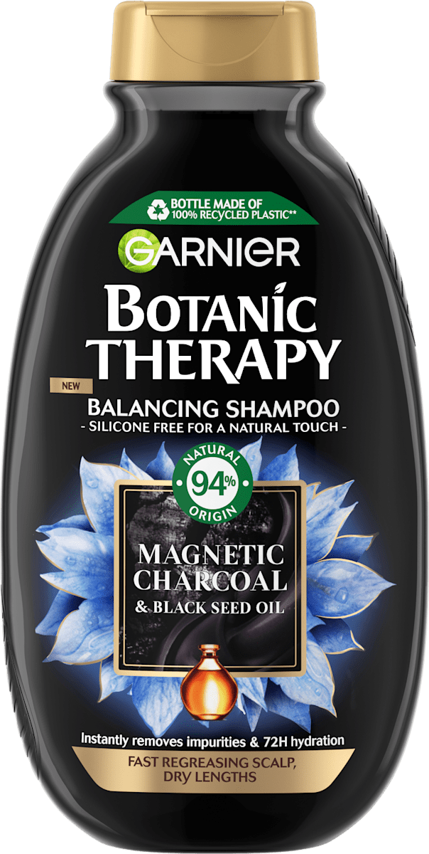 GARNIER BOTANIC THERAPY Șampon Magnetic Charcoal & black seed oil
