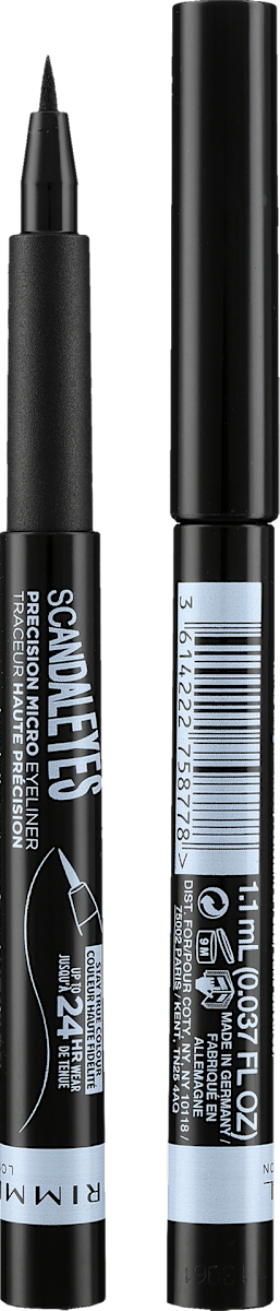 Rimmel London Scandaleyes Eyeliner - Präzise Linie, Lang Anhaltend, 1,3 G Für Den Täglichen Look