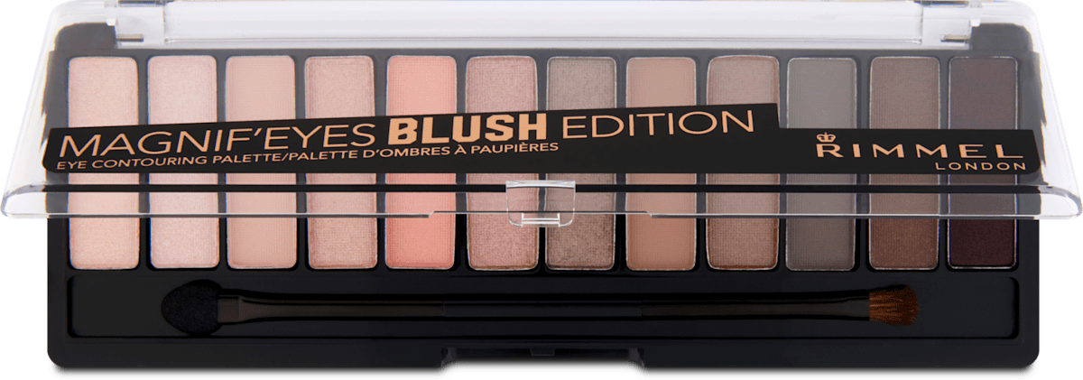 RIMMEL LONDON Paleta de farduri Magnif'eyes 002 Blush Edition, 14,2 g ...