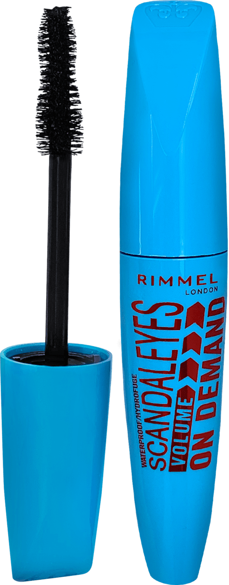 RIMMEL LONDON Mascara SCANDALEYES VOLUME ON DEMAND Waterproof, 12 ml ...
