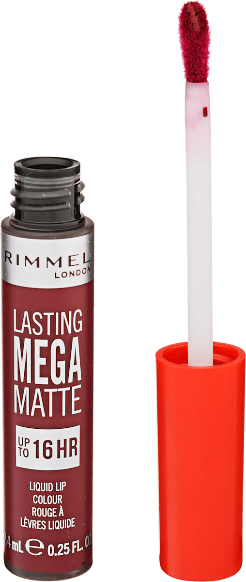 RIMMEL LONDON Folyékony ajakrúzs Lasting Mega Matte - Nr. 810, 7,4 ml ...