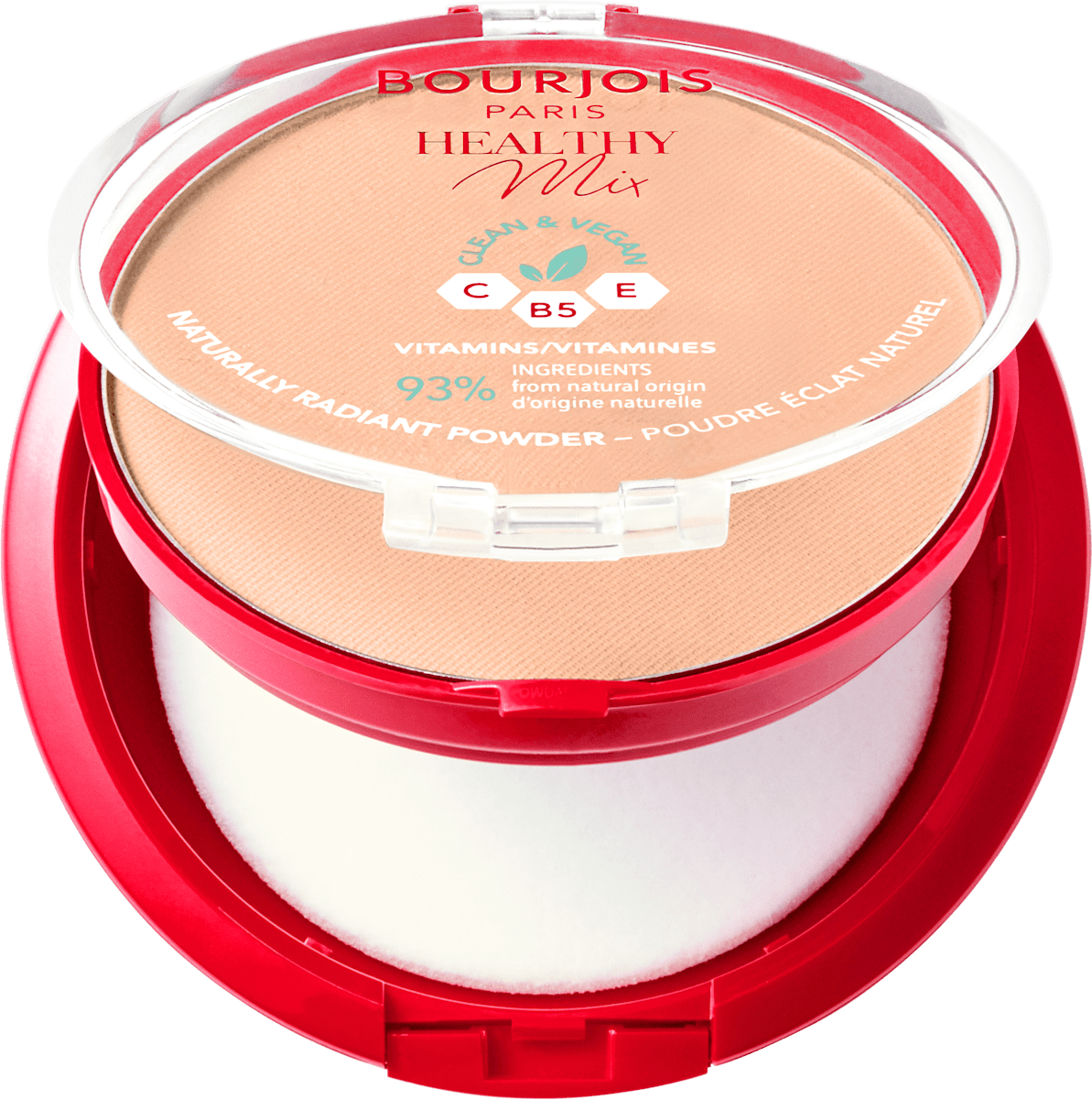 BOURJOIS PARIS Healthy Mix pudră compactă 02 Vanilla, 1 buc | dm.ro