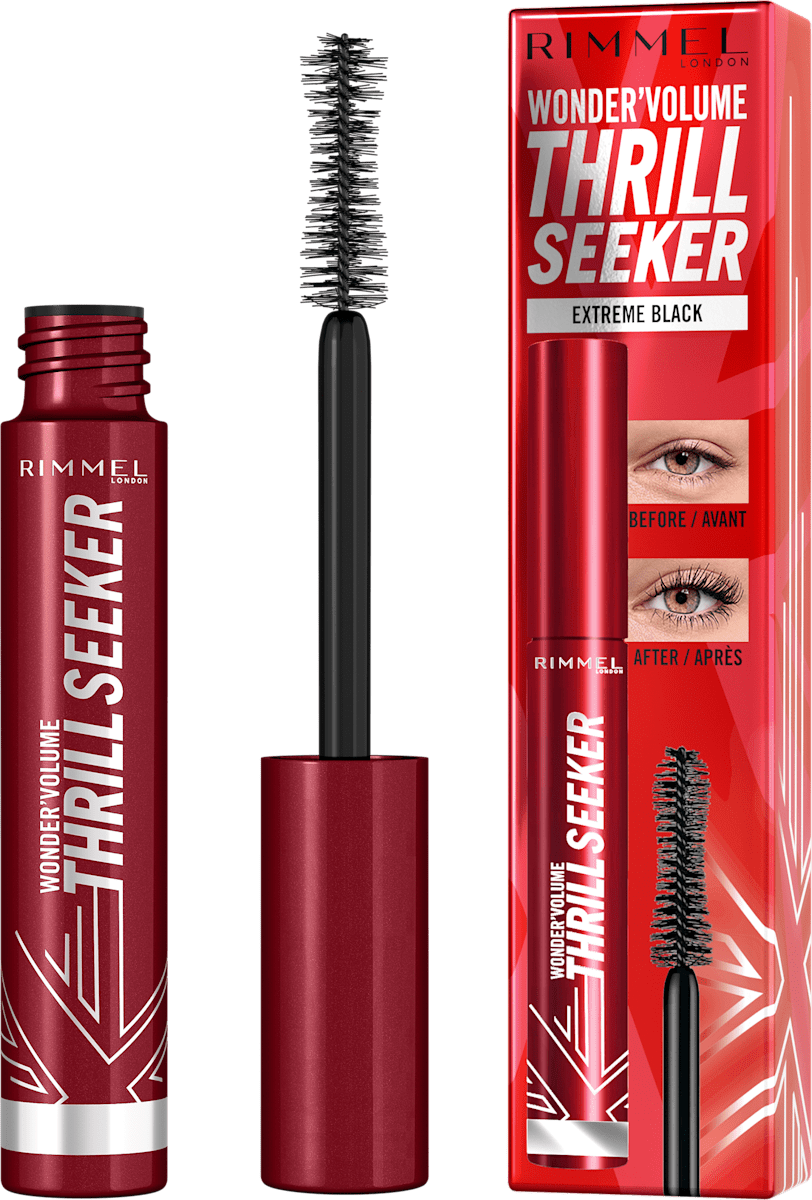 RIMMEL LONDON Maskara Wonder'Volume Thrill Seeker - 01 Extreme Black, 8 ...