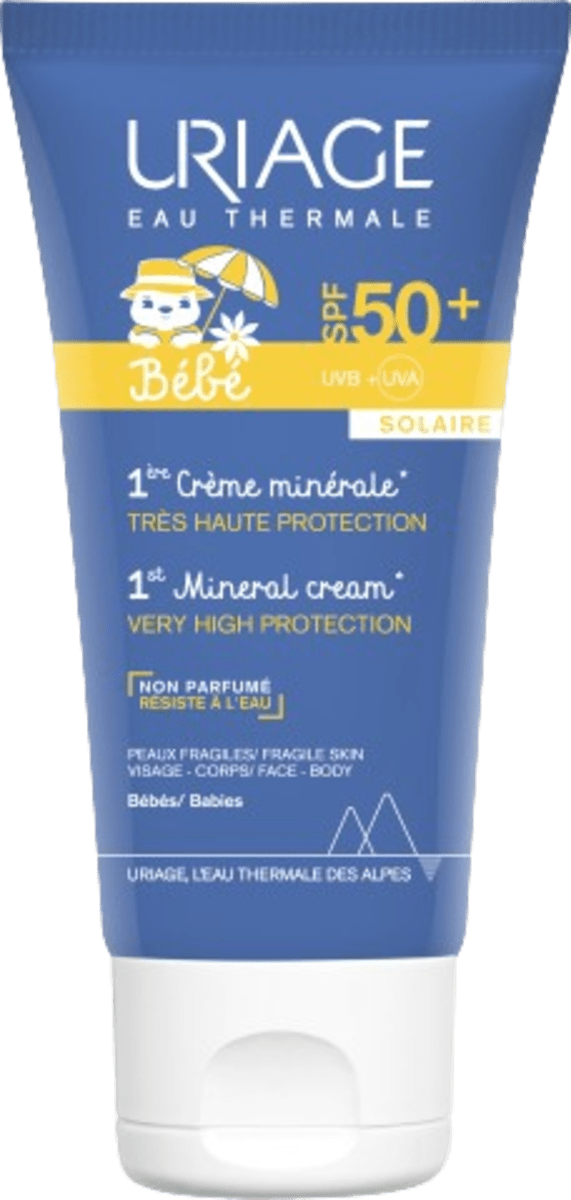 URIAGE EAU THERMALE Bebe Prva Mineralna Krema, SPF 50+, 50 ml | dm.hr