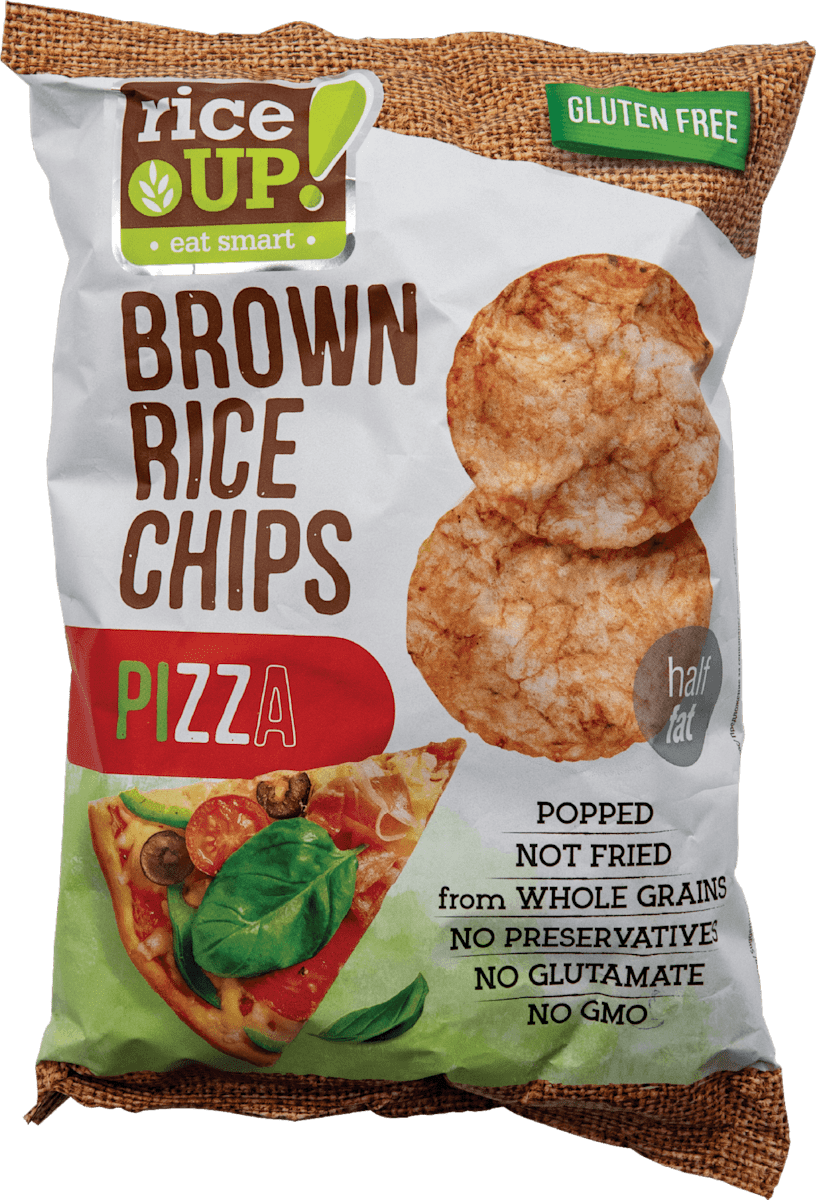 Rice Up! Brown rice hrskavi čips sa okusom pizze, 60 g | dm Bosna i ...